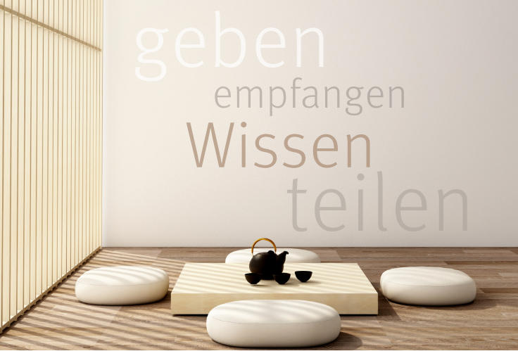 Wissen geben, empfangen, teilen